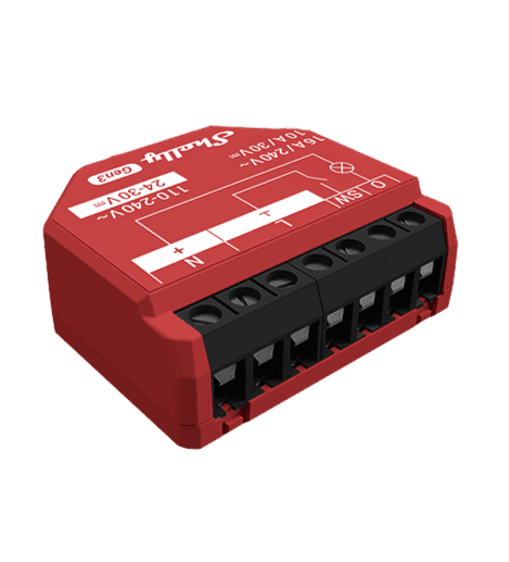 Shelly 1PM Gen3 Smart Relay with Power Monitoring